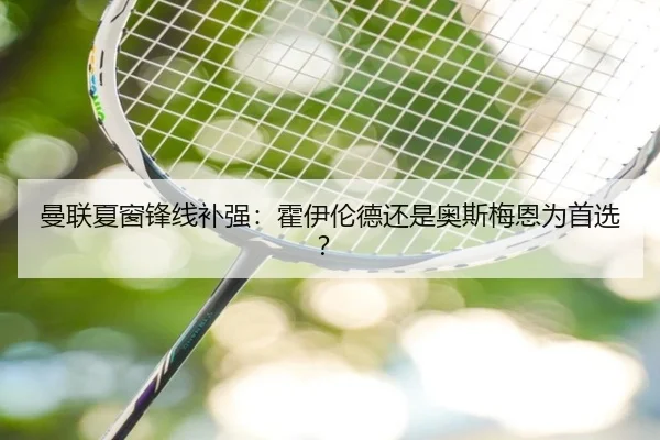 曼联夏窗锋线补强：霍伊伦德还是奥斯梅恩为首选？